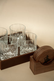 Holy Men Whiskey Glass & Coaster Bundle