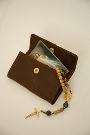 Leather Rosary Wallet
