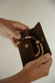 Leather Rosary Wallet