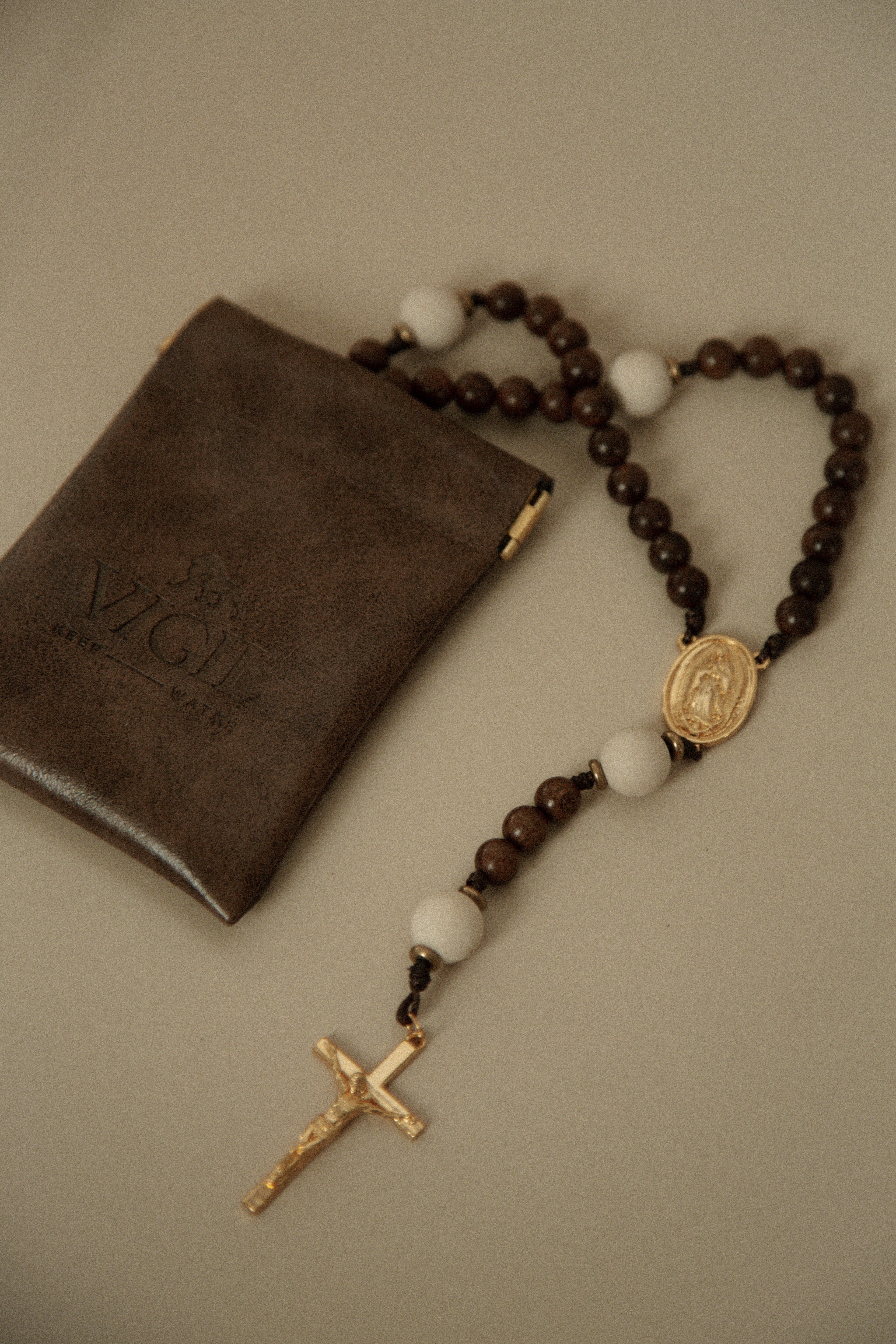 Leather Rosary Pouch