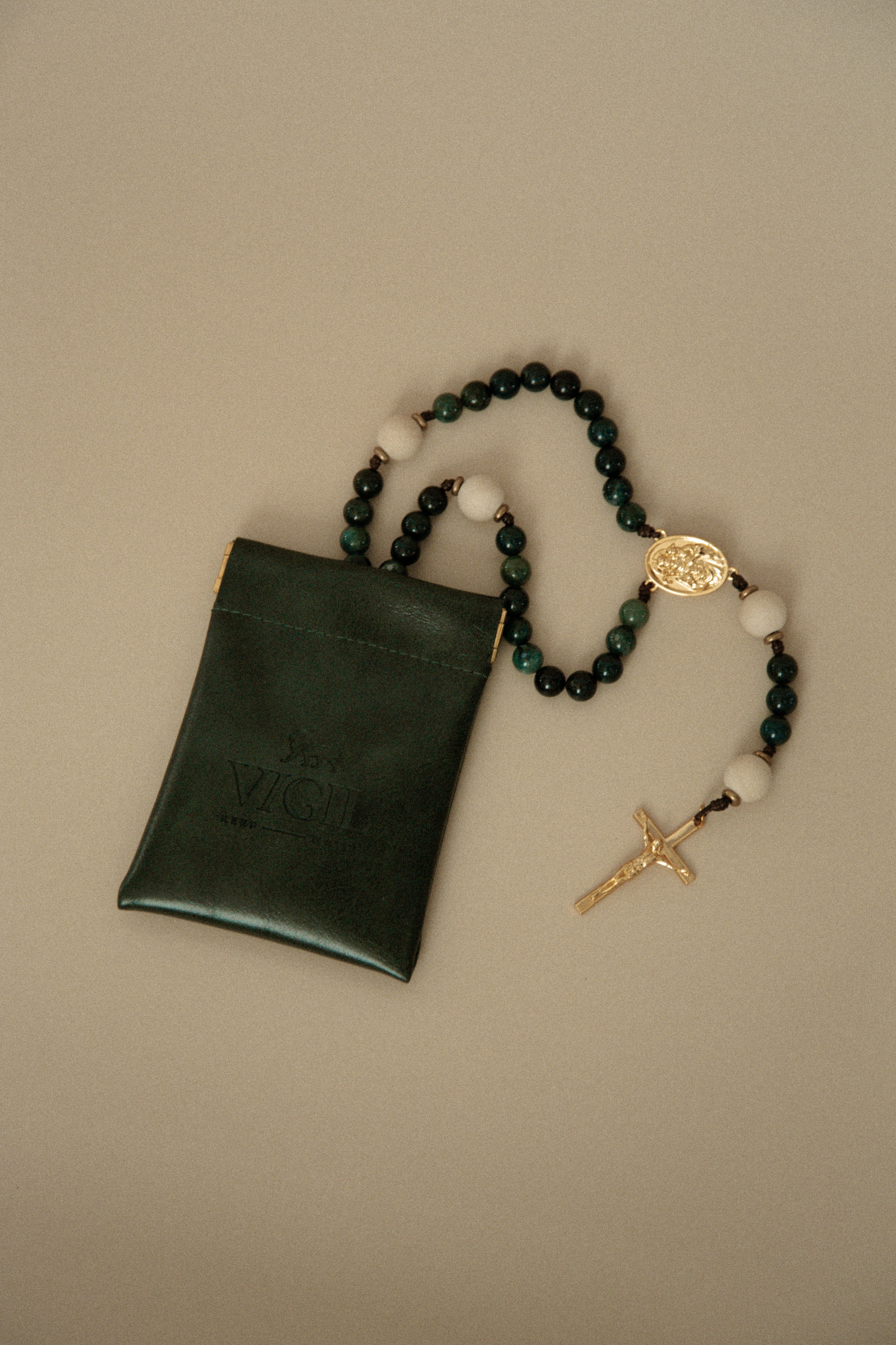 Leather Rosary Pouch
