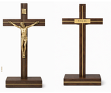 Walnut Standing Crucifix